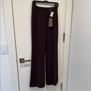 Wide Leg Brown Pants